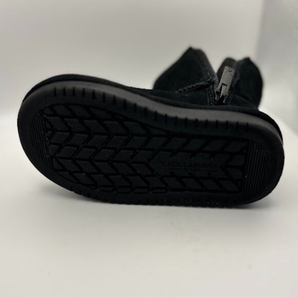Koolaburra by Ugg 1090330 size 8 Toddlers VICTORIA SHORT BOOT Black Suede Bow - Picture 9 of 11